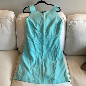 BNWT Loft Mint Scalloped Sleeveless Shift Dress Size 10